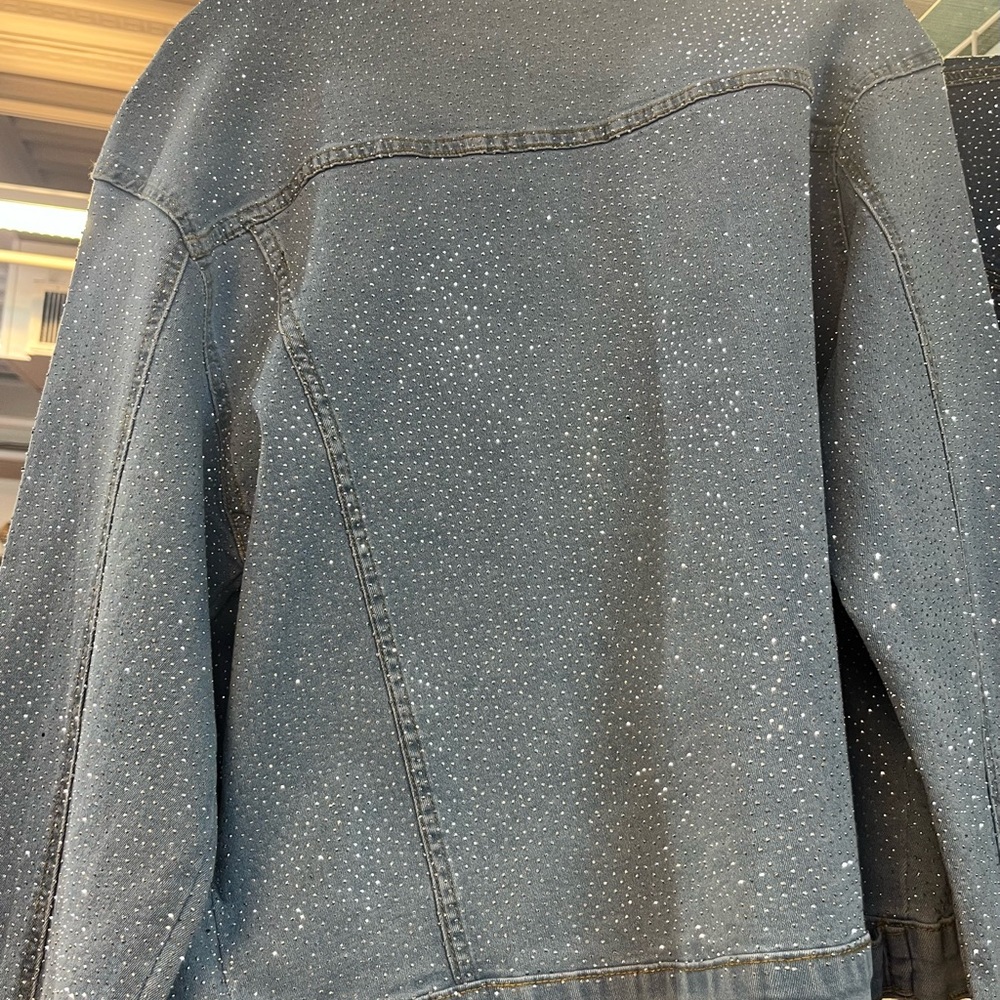 Sparklie, blingy, Jean jackets by Phoebe J